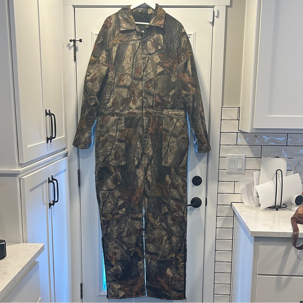 Men's Liberty Rugged Outdoor Gear Real Tree Camo Insulated Coveralls XL Tall